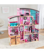 KidKraft Shimmer Mansion Wooden Dollhouse with Lights, Sounds &amp; 30 Pieces - $131.67
