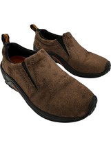 merrell women&#39;s jungle moc gunsmoke brown leather slip-on mocassins size 7 - $993.88 MXN