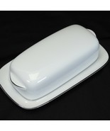 Noritake Georgian Butter Dish White - $36.25