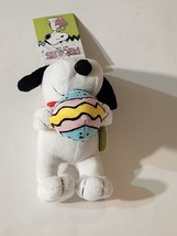 Fetch For Pets Collectible Peanuts Easter 6&quot; Snoopy Easter Egg Squeaker Pet Toy - £10.49 GBP