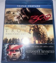 300 / Troy (Director&#39;s Cut) / Alexander Revisited (Blu-ray, varies, WS, ... - $8.01