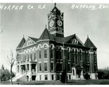 Vintage Vero Foto Cartolina Postale RPPC Harper Contea Court House Antho... - £35.38 GBP