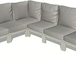 highwood AD-DSSEC062-SG-CGE Bespoke Deep Seating 6 pc Sectional Sofa Set... - $9,571.99