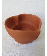 Bennington Potters Heart Terra Cotta Clay Bread Pot + Recipe Pottery Baking - £8.58 GBP