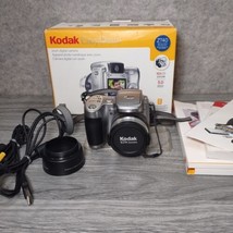 Kodak Easyshare Z740 5.0MP Digital Camera, Silver, Tested and Working, CIB - £35.35 GBP