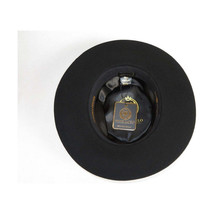 Mens Autralian Wool Boater Hat Wide Brim BRUNO CAPELO ZAYDEN ZA331 Black New image 9