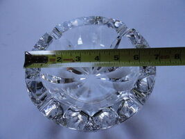 Saint Louis Clear Ashtray 7" diameter image 10