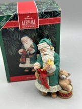 Ornament Hallmark Keepsake Merry Olde Santa #3 Filling the Stocking QX4414 1992 - £6.02 GBP
