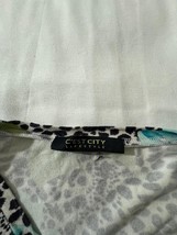 C'Est City Women's Multicolor Floral 3/4 Sleeve Blouse Top Measured Chest 34" image 3