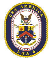 5&quot; Uss America LHA-6 Military Navy Armed Forces Sticker Decal Usa Made - £21.32 GBP