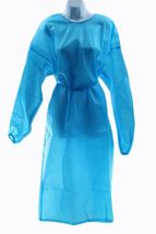 5 Pcs Disposable Medical Gown Sky Blue - €11,04 EUR