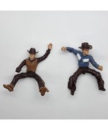 Lot of 2 Schleich Cowboy Horse Rider Rodeo Man - $47.03 CAD