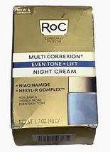 RoC Multi Correxion Even Tone + Lift Night Cream Niacinamide Hexyl-R Complex - £16.90 GBP