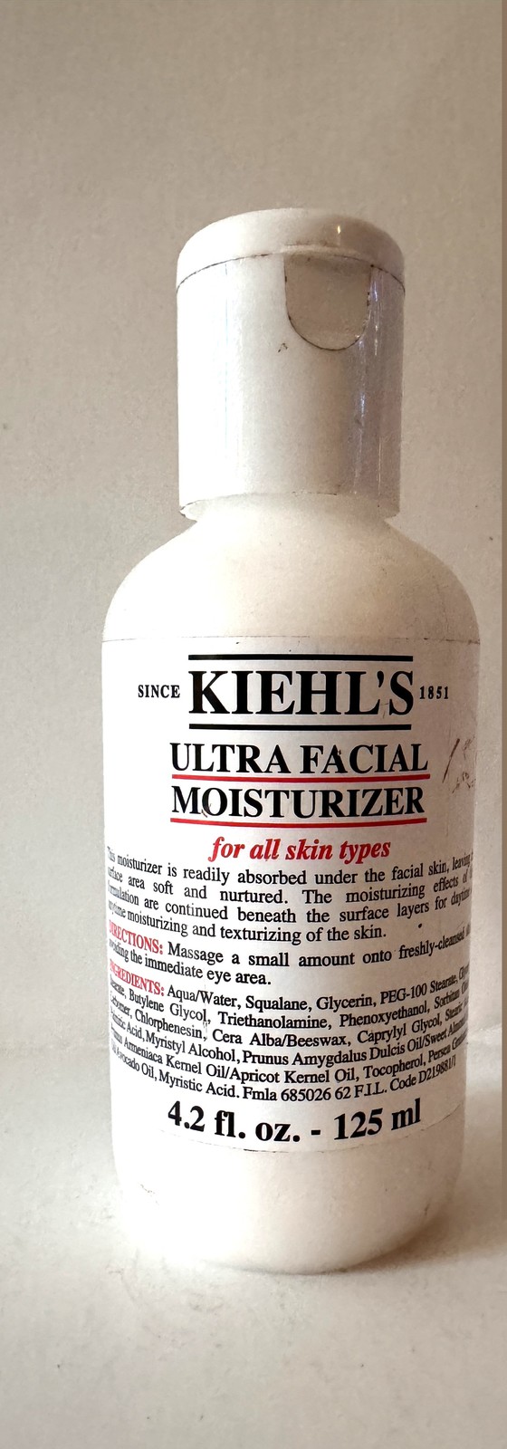 Kiehl's ultra facial moisturizer 4.2oz - $33.00