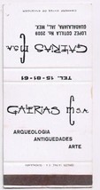 Matchbook Cover Galerias C MSA Guadalajara Mexico - $0.67