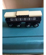 Maison Joseph Battat Wooden Railroad Black Train Car No 47 Works w/Thoma... - $16.41 CAD