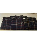 Lot 2 Carhartt Plaid Lined Long Sleeve Button Up Shirts  Size XL  - £43.14 GBP