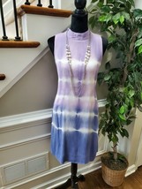 Altar&#39;d State Women Purple &amp; Blue 100% Rayon Sleeveless Knee Length Dress Size S - £20.54 GBP