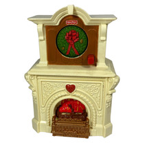 Fisher Price Christmas / Spring Fireplace Loving Family Dollhouse Music Sounds - £9.69 GBP