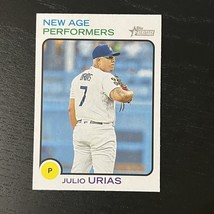 2022 Topps Heritage Baseball Julio Urias New Age Performers NAP-16 LA Dodgers - £1.54 GBP