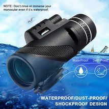 40X60 Hd Binoculars &amp; Monocular Bak4 Prism High Power Waterproof - £24.48 GBP