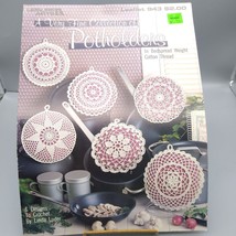 Vintage Crochet Patterns, Very Fine Collection of Potholders 6 Designs b... - £11.37 GBP