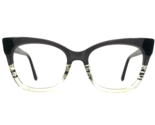 L.A.M.B Eyeglasses Frames LA066 GRY Black Clear Cat Eye Full Rim 52-18-140 - $55.88