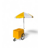 PALETA CARTS PALETAS VENDING CART STREET VENDOR PUSH CART  POPSICLES CAR... - €3.293,81 EUR