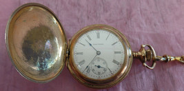 Antique Turn of The Centrury  Waltham Gold Pocket Watch-15 Jewels 3498384 Works - £388.35 GBP