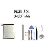 Google Pixel 3 XL 3430mAh Capacity Battery Replacement with ToolKit G013... - £15.74 GBP