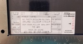 THE WHO / PETE TOWNSHEND - VINTAGE AUG 30 1989 UNUSED WHOLE CONCERT TICKET - $15.00