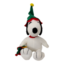 Peanuts Snoopy &amp; Woodstock Christmas Plush 7&quot; Whitman&#39;s Stuffed Toy - £8.87 GBP