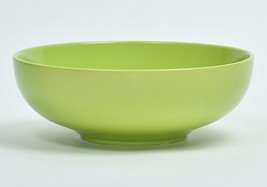 Citron Lime Green  7.75&quot; Ceramic Pasta Bowl Set of 4 by Omni Housewares - £60.83 GBP