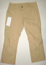 Womens 8 New NWT Columbia Beige Khaki Hike Capri Pants Pockets Long UPF 50 Trail - £73.20 GBP