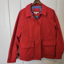 Marie Lund Copenhagen Zip Parka Jacket Jacket Size 40 (US 8) Red Anorak ... - $28.70