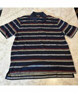 Brooks Brothers Striped Performance Knit Polo Shirt Boy Large - $313.14 MXN