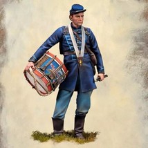 1/24 75mm Resin Model Kit Soldier Drummer US Civil War Infantry Unpainted - £16.09 GBP