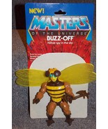 Vintage 1983 Masters Of The Universe Buzz Off Figure With Weapons &amp; Card... - £27.62 GBP