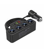 4in1 Car Cigarette Lighter, QC3.0+USB3.1A+PD Fast Charging, 12-24V 120W - $323.48 MXN
