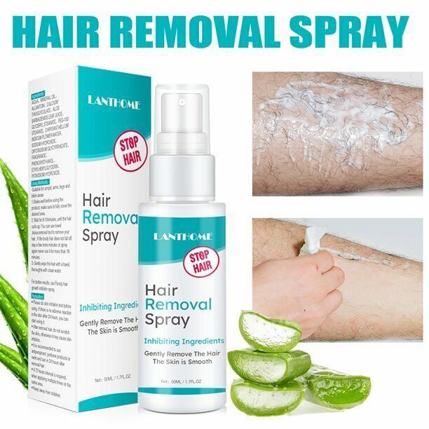Women&#39;s Natural Stop Hair Growth Inhibitor Remover Hair Removal Spray Cr... - $10.88