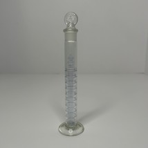 K EXAX 10ml Lab Glass Footed Apothecary Measuring Beaker Cylinder w/ Lid - $18.73