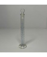 K EXAX 10ml Lab Glass Footed Apothecary Measuring Beaker Cylinder w/ Lid - €16,00 EUR