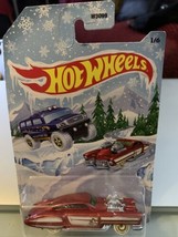 2020 Hot Wheels Walmart Holiday Series 1/6 EVIL TWIN Red w/White Whls Gold AD Sp - $205.02 MXN