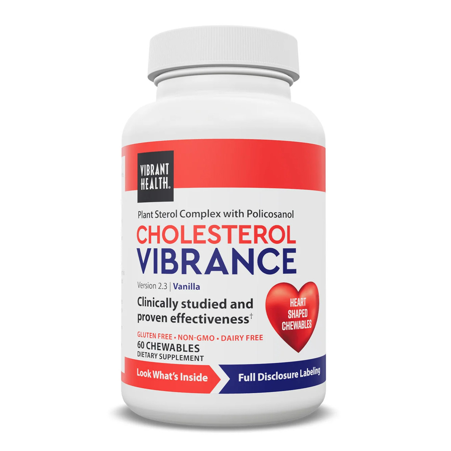 Vibrant Health Cholesterol Vibrance (Formally Cholesterol Blocker), 60 Vanilla C - $21.60