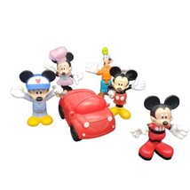 Mickey Mouse Clubhouse 5 Figures Fly N Slide Mickey with Convertible Red Car - £10.09 GBP
