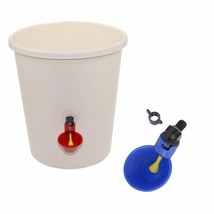 Chicken Drinking Cup Automatic Drinker Chicken Feeder Plastic Poultry Water - £6.93 GBP