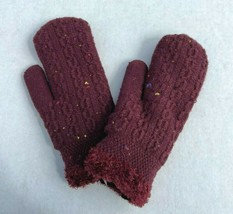 Women&#39;s Winter Glove Knit Mitten with Confetti Cozy Lining Thick Soft, W... - $9.49