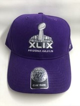 Super Bowl Xlix Arizona 2015 Football Hat Adult 47 Brand Purple Osfm Adjustable - £6.97 GBP