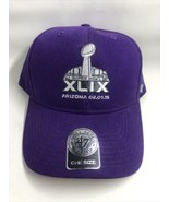 Super Bowl XLIX Arizona 2015 Football Hat Adult 47 Brand Purple OSFM ADJ... - £6.92 GBP