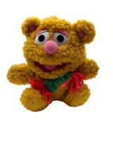 Vintage 1987 Baby Fozzie Bear Muppet Babies Christmas Plush Toy Jim Henson 8” - £7.42 GBP